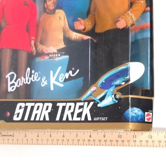 STAR TREK 30th Anniversary Mattel Barbie &‎ Ken Gift Set Collectors 1996 #15006 - Picture 6 of 11